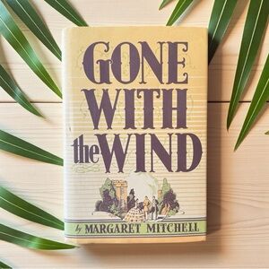 GONE WITH THE WIND by Margaret Mitchell | Vintage Hardcover with Dust Jacket